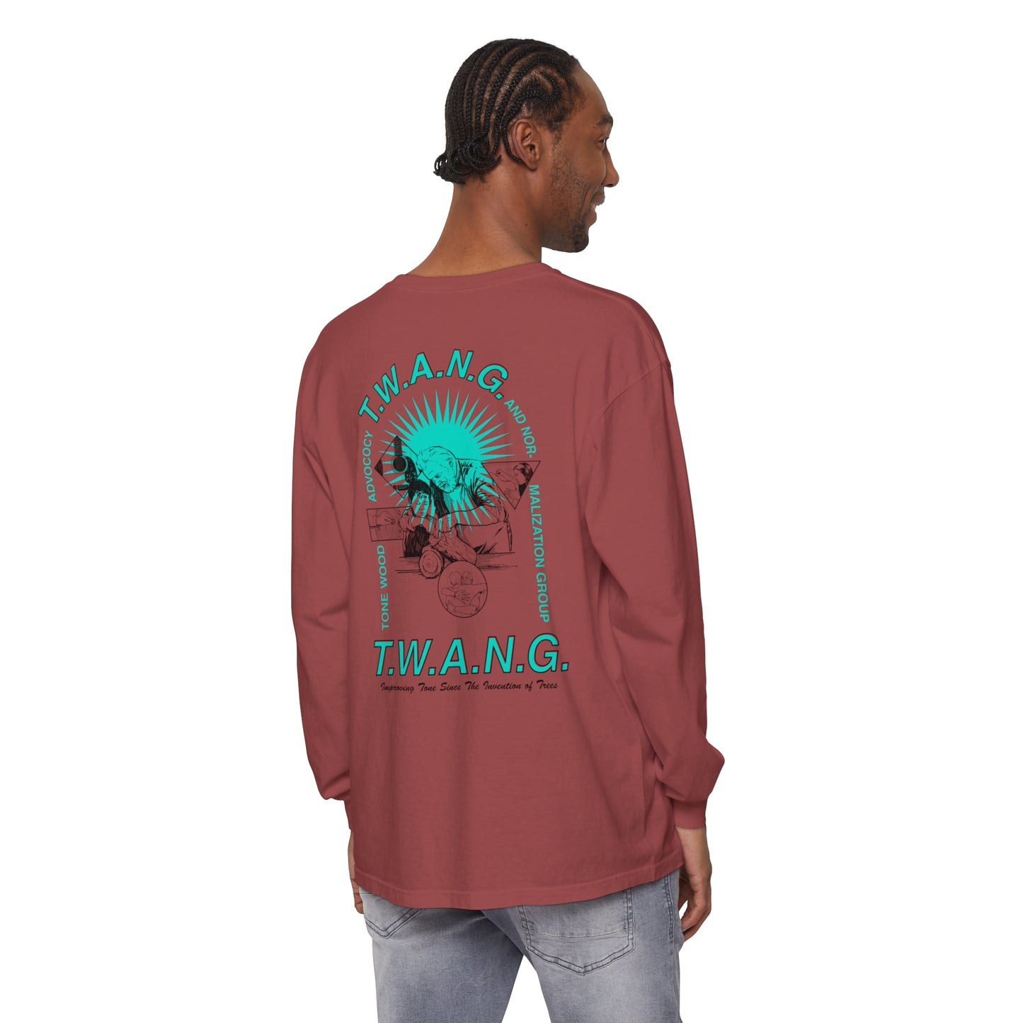 T.W.A.N.G.Unisex Mid-weight Long Sleeve Tee