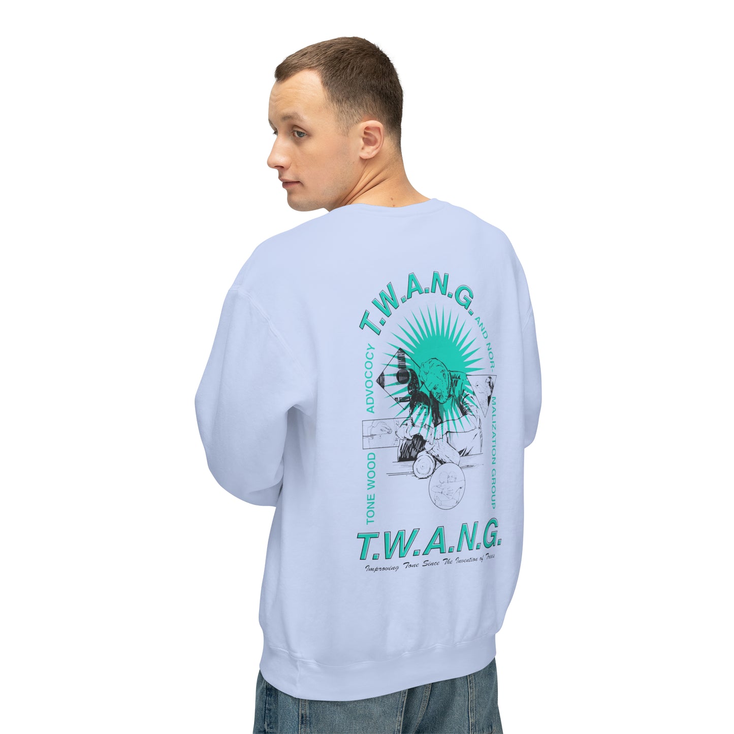 T.W.A.N.G. Lightweight Crewneck Sweatshirt (Unisex)