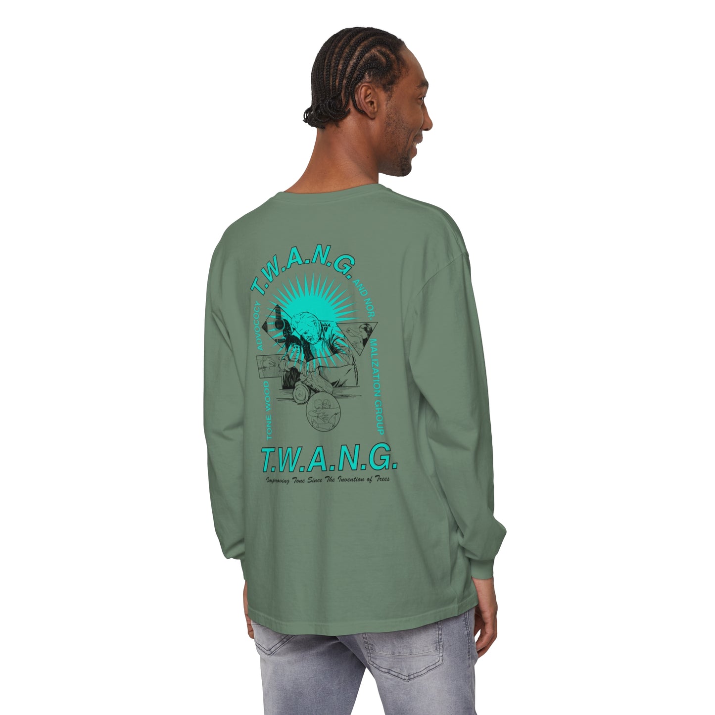 T.W.A.N.G.Unisex Mid-weight Long Sleeve Tee