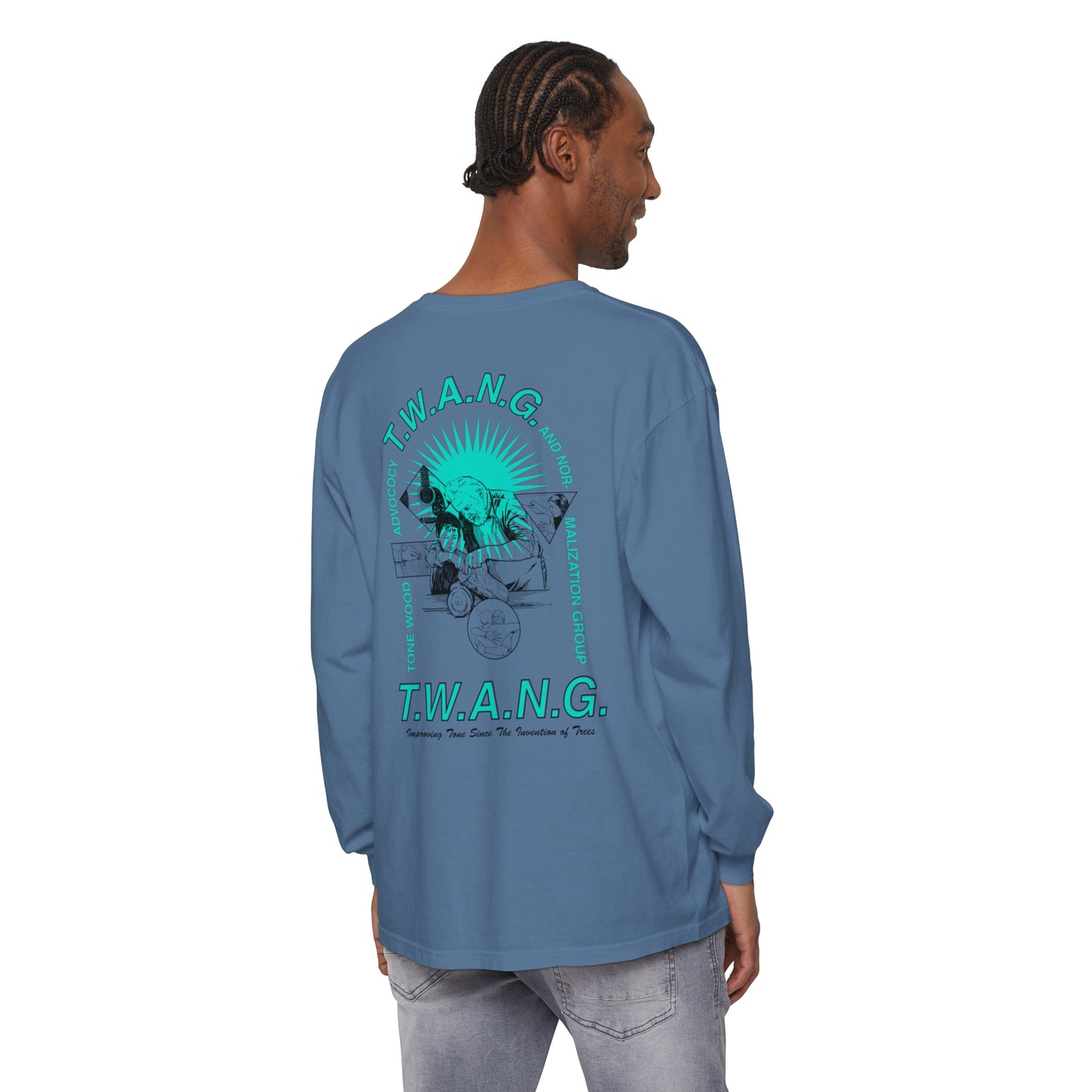 T.W.A.N.G.Unisex Mid-weight Long Sleeve Tee