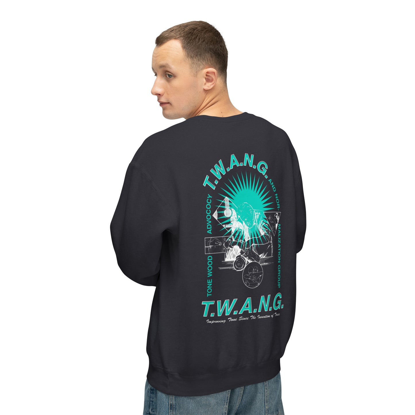 T.W.A.N.G. Lightweight Crewneck Sweatshirt (Unisex)